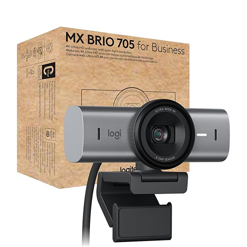 Logitech MX Brio 705 for Business 4K Webcam